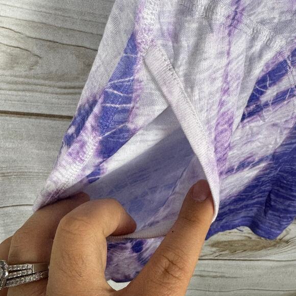 Inoah Purple Circular Tie-Dye Short Sleeve T-Shirt Size Small - Picture 5 of 7